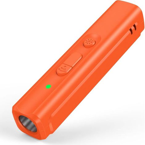 Dispositif anti-aboiement à ultrasons – Contrôle automatique pour chiens en extérieur, avec 3 niveaux de sensibilité et de fréquence (C)