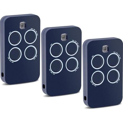 Mando A Distancia - 433,92 Mhz - 4 Canales - Compatible Con Echo TX4 Echo TX2 TE443H Bravo - Pack De 3 Unidades (1/5)