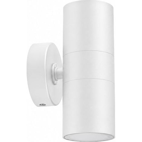 Applique Murale Blanche IP65 Double Faisceau GU10 - SILAMP (1/2)