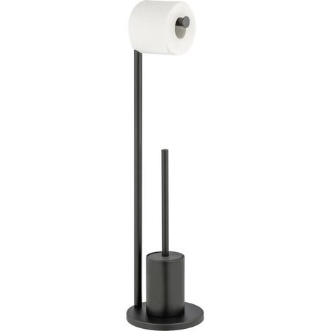Wenko Accessoire WC Moderne Noir Mat Acier Inoxydable (1/5)