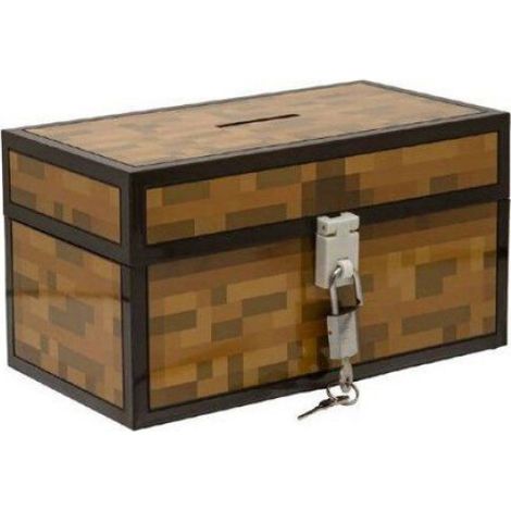 Tirelire - Boîte À Économies En Plastique Design Pixelé Coffre Miniature - Pour Enfants Et Adultes - 1 Pièce