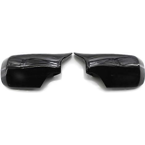 Coques de rétroviseurs latéraux en fibre de carbone noir brillant pour BMW Série 3 et 5 E39 E46 525i 528i 530i 540i 323i 330i 328i