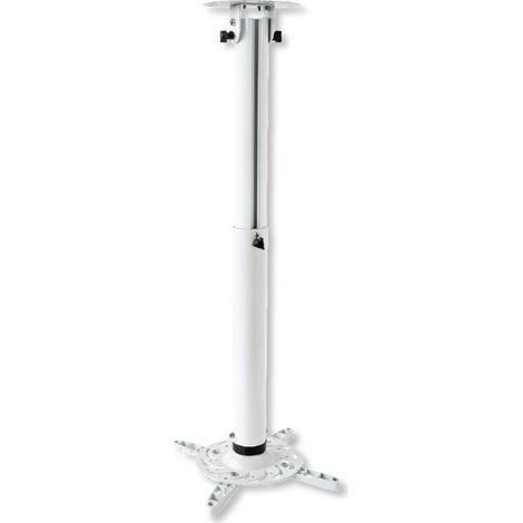 Techly Supporto a Soffitto per Proiettori Estensione 500-770 mm Bianco (1/5)