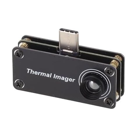 Caméra thermique infrarouge pour smartphones Android, connecteur de type C, mesure de la température de -20 à 1000 °C, taux d'image 5 fps, champ de vision 33°, 5 palettes de couleurs, design compact (1/5)