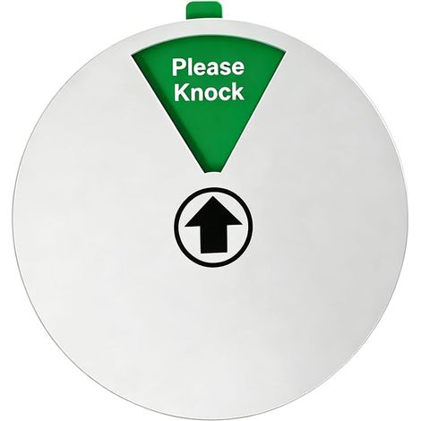 Panneau de Confidentialité 6 Pouces, Panneau Ne Pas Deranger Rond à 6 États Modifiables, Plaque de Porte Magnétique et Adhésive pour Bureau, Maison, Hôpital, Salle de Réunion (1/5)