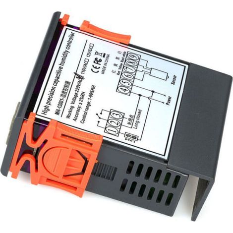 Controleur D Humidite - 1 99 Hr - Capteur Capacitif - 220V 10A - Pour Climatisation Et Dehumidificateur - 1 Unite (1/5)