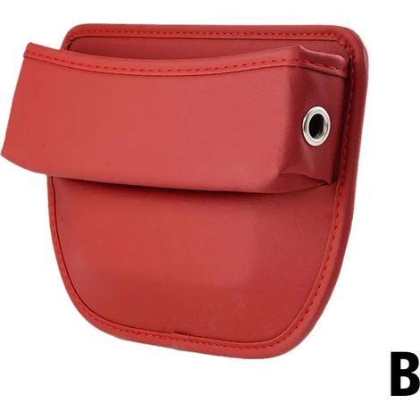 (B) Boîte de rangement en cuir pour siège auto, console latérale, compartiment de rangement pour siège auto, accessoire intérieur de voiture (1/5)