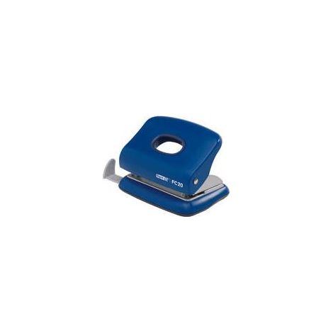 Rapid fc20 perforatore - fino a 20 fogli - facile da svuotare - perfora 5,5 mm - colore blu (1/2)