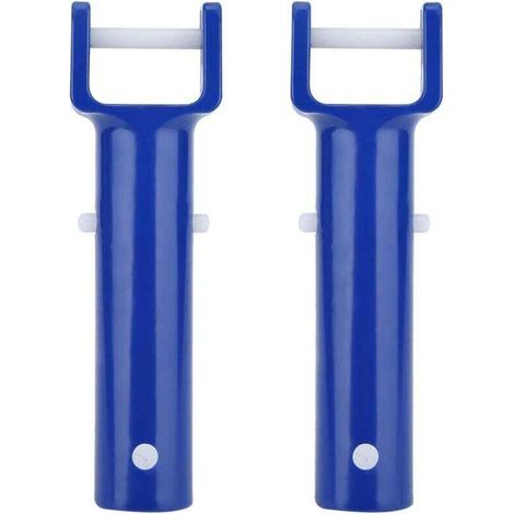 2pcs poignée de tête en v Forme Clip Brosse , XU,poignée de la tête de Remplacement Piscine Accessoires --Crezuo