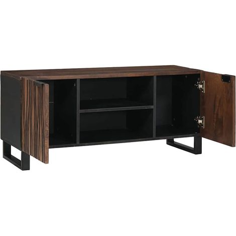 Unites TV Banc TV Armoire TV Noyer 105 x 33 x 46 cm Bois d'ingénierie (1/5)