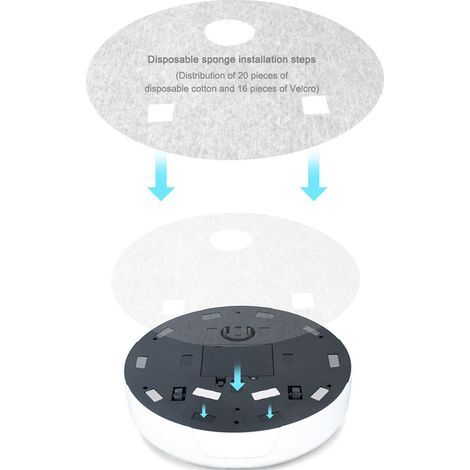 Intelligenter Haushaltsroboter – Automatischer Staubsauger für Hartböden, Fliesen, Tierhaare und Teppiche (1/4)