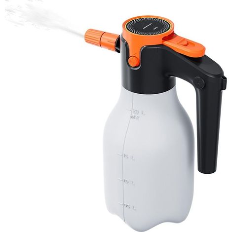 à Mousse Rechargeable, Ensemble de laveuse de Nettoyage Haute Pression, Flacon électrique de 2 l avec Forte Sortie de Brume, Outil de Nettoyage de Mousse, de (1/5)