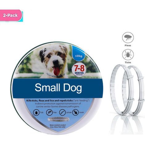 Collier anti-insectes pour chat et chien, collier anti-puces (version européenne pour deux chiots)