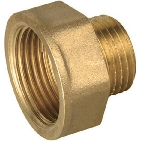 PROLUNGA RIDOTTA MF IN OTTONE GIALLO IBP 1/2 x 1&quot