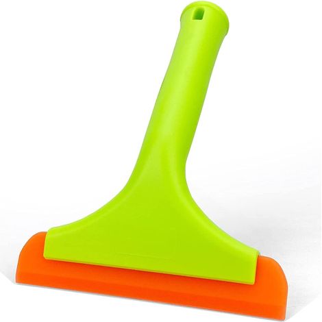 Grattoir en silicone ultra-flexible, raclette à eau automatique, racleur de douche (1/5)