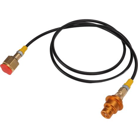 Tuyau adaptateur pour bouteille de CO2 de 60 pouces en laiton ABS pour machine à soda, raccord rapide avec déconnexion rapide