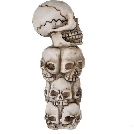 Cool et Adorable Levier de Vitesse en Forme de Tête de Mort, Universel pour la Plupart des Voitures à Transmission Manuelle, fabriqué en Matériau de qualité avec 3 Tuyaux pour, (1/3)
