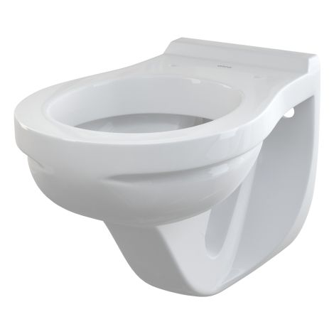 Inodoro suspendido, de cerámica blanca, de 180 mm, completo con asiento A60-A64SLIM. (1/2)