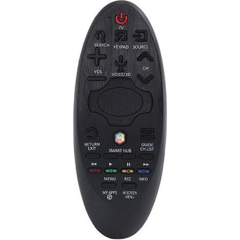 Télécommande intelligente pour téléviseur Samsung Smart TV, référence BN59-01182G, modèle LED UE48H8000, noire