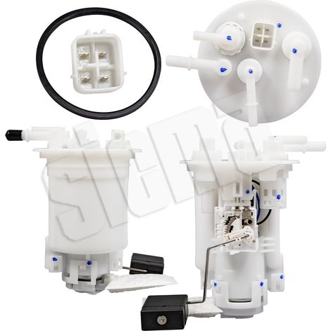 Part numbers 15100-M79F02, 15100-M79F01, and 15100-79F02 designate the new Suzuki fuel pump assemblies. (Suzuki fuel pump assembly)--BIEMMEDUE (1/4)
