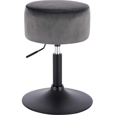 WOLTU 1x Breakfast Kitchen Counter Adjustable Bar Stool Chair Velvet Seat (1/5)