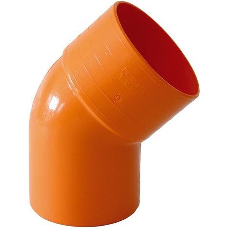 CURVA 45  ° IN PVC MASCHIO FEMMINA  EE ¸ 40   Idroweb