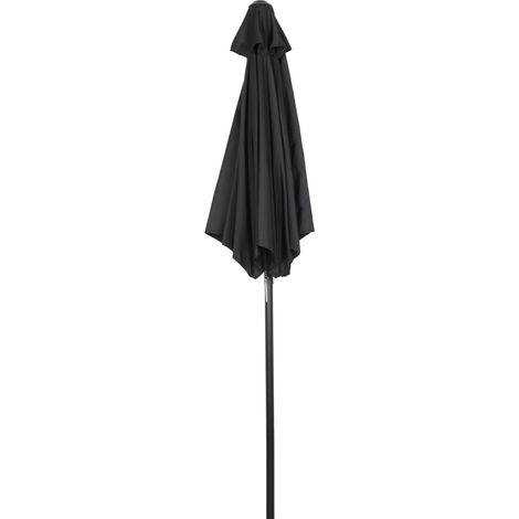 Parasol hexagonal Ø196 cm noir