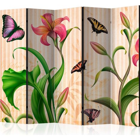 Paravent 5 Volets "Vintage Spring" 172x225cm (1/2)