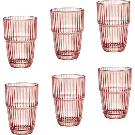 Lot de 6 Verres Barshine Longdrink, Pêche, 38 Cl (1/5)
