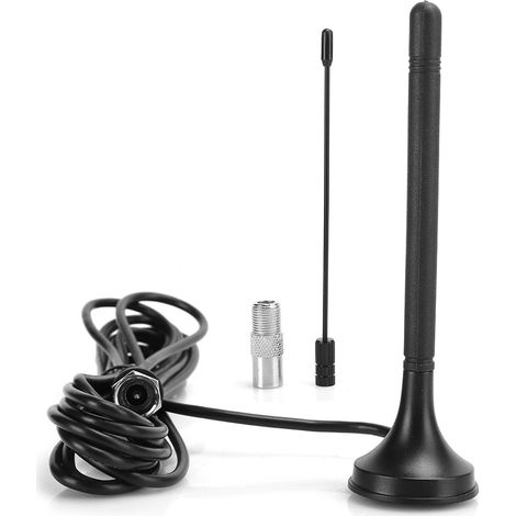 Duale DVB-T2 HD-Digitalantenne für den Innenbereich mit Saugnäpfen für Fernseher (1/5)