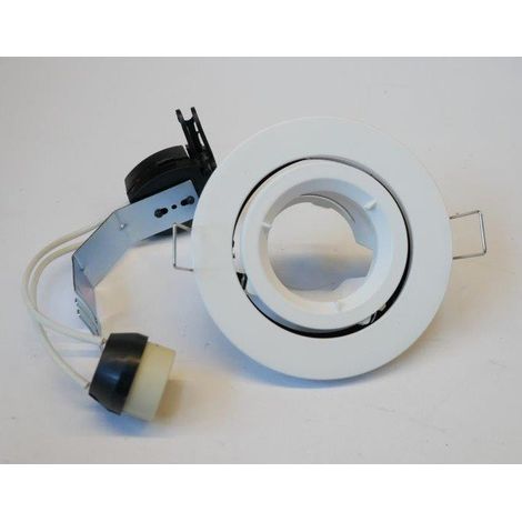 SPEED 90 Encastré GU10 rond basculant blanc Lpe non incl. ARIC 4897 (1/2)