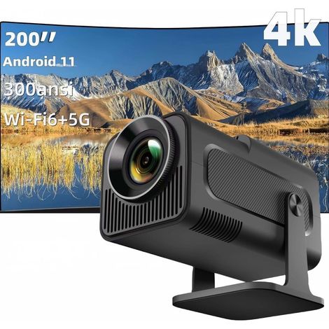 Mini-projecteur domestique portable HY320 – Ultra-HD, 3D, focale courte, avec fonction de projection d'écran depuis smartphone (1/5)