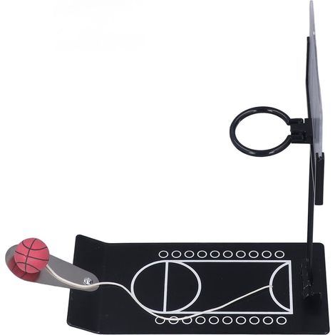 Jeu de Basket-Ball Portable avec Design Pliable et Base Antidérapante, Jouet de Bureau Amusant pour Enfants et Adultes (1/5)