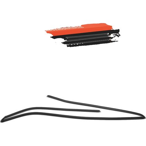 Joint de pare-brise, compatible avec la Série 5 Touring 1995-2004, matériau en caoutchouc, numéro de pièce interchangeable 51318159784, position d'installation avant, ajustement sur mesure (1/5)