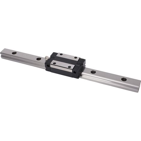 Rail de guidage linéaire avec curseur à roulement linéaire EGH20CA, pour imprimantes 3D et pièces CNC 300 mm. (1/5)
