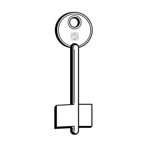5PZ CHIAVI DOPPIA MAPPA OTTONE CF