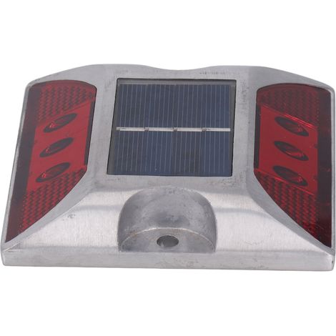 Les bornes lumineuses solaires en alliage d'aluminium moulé conviennent aux allées, aux marches, aux trottoirs, aux escaliers et aux marquages routiers extérieurs étanches IP68 et aux feux rouges. (1/5)