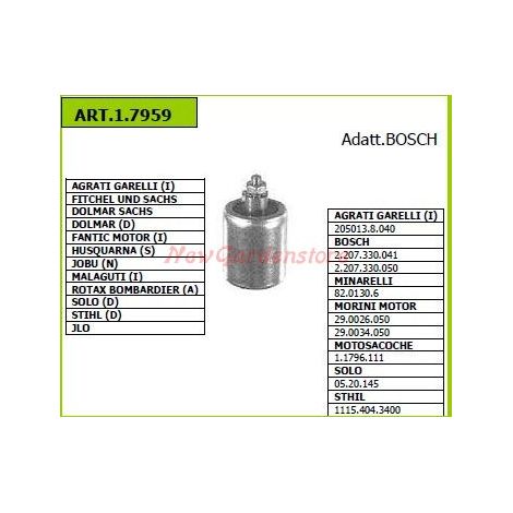 Condensatore BOSCH per motocoltivatore 205013.8.040 1.7959