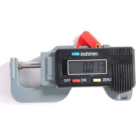 Thickness gauge, digital thickness gauge, electronic micrometer, steel, electronic micrometer, thickness gauge, horizontal