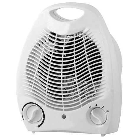 Calentador de ventilador blanco de 2000 W
