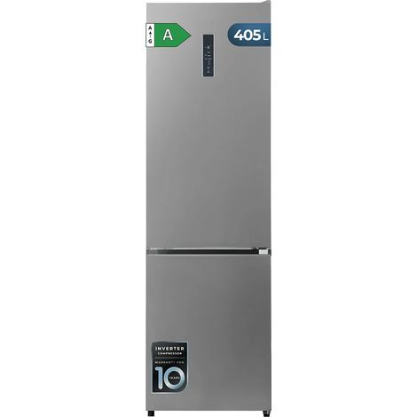 Réfrigérateur cecotec bolero coolmarket combi 405 wl elite inox 405 litres (1/3)