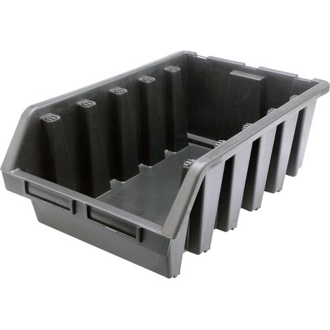 contenitore portaoggetti nero xl 333 x 500 x 187 78835 VOREL (1/5)