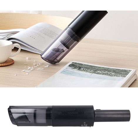 Handstaubsauger mit hoher Saugkraft (9000 Pa), 120-W-Autostaubsauger, tragbarer Staubsauger, USB-aufladbar, schwarz. (1/5)