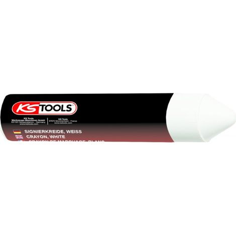 KS Tools Signierkreide, weiss, 12er Pack
