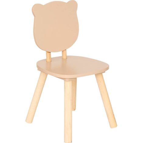 Sedie da tavolo per bambini douceur beige l26xp26xh49cm - Atmosphera créateur d'intérieur