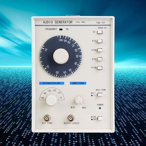 TAG-101 Tongenerator 10 Hz–1 MHz Niederfrequenz-Signalgenerator für Wartungszwecke 220 V (1/5)