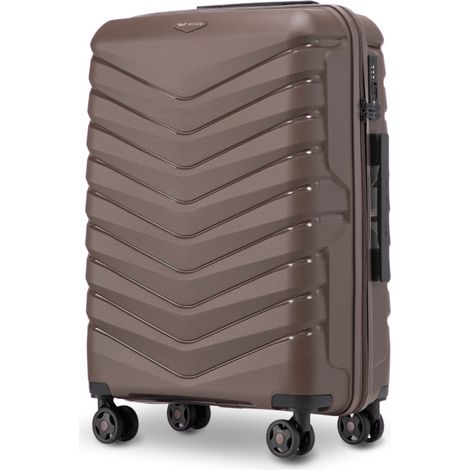 Maleta mediana Wings PHOENIX de polipropileno de 24" MARRÓN