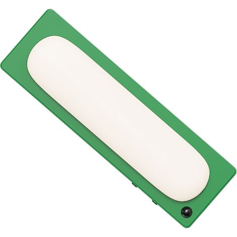 Lampe LED à détecteur de mouvement infrarouge pour penderie et meuble, barre longue aimantée, 2700K blanc chaud, 270Lux/100Lux 2 niveaux, extinction différée 10/30s, batterie 1200mAh, 199x64x37mm (1/3)