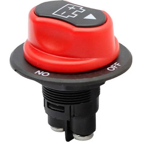 Interrupteur de batterie automobile DC 12V-32V 50A, compatible avec les sectionneurs de déconnexion marins, automobiles et de véhicules récréatifs. (1/5)