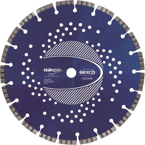 Mexco 300Mm Tri-Purpose Xcel Grade Diamond Blade
